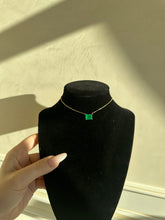 Load image into Gallery viewer, The Emerald Pendant Necklace
