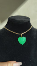 Load and play video in Gallery viewer, The Jade Heart Necklace
