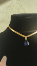 Load and play video in Gallery viewer, The Gold Sapphire Necklace
