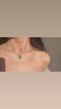 Load and play video in Gallery viewer, The Pear Emerald Necklace
