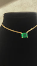 Load and play video in Gallery viewer, The Emerald Pendant Necklace
