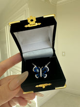 Load image into Gallery viewer, The Sapphire Butterfly Necklace

